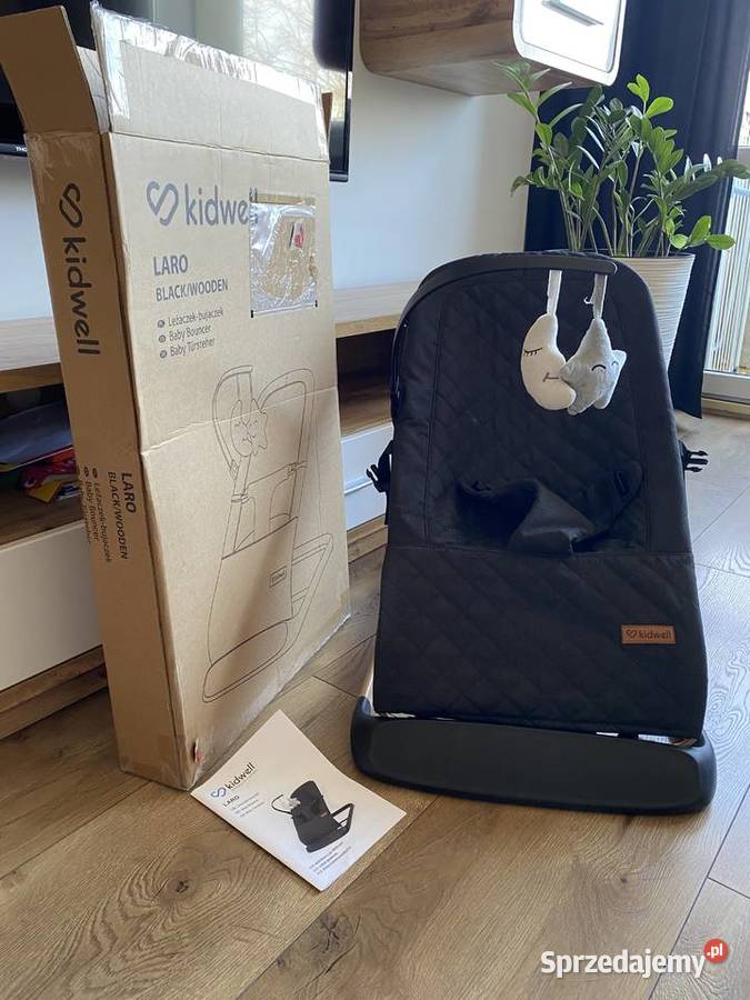 Leżaczek bujaczek Kidwell Laro czarny stan sprzedam