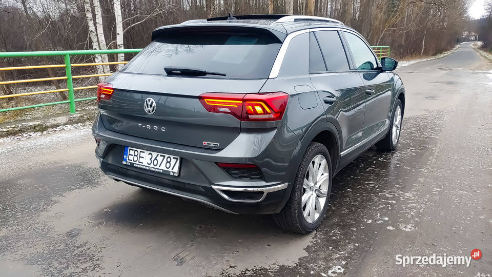 Sprzedam Volkswagen TRoc napęd 4x4 super stan Rok produkcji 2018 Piotrków Trybunalski