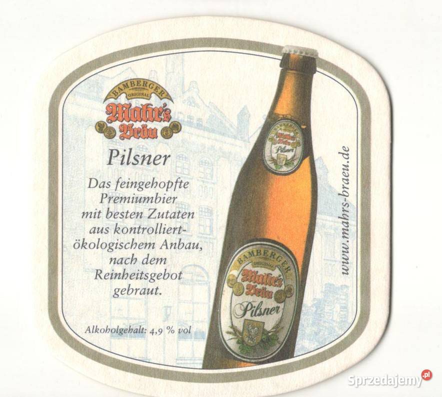 Mahrs podstawka do piwa 8 śląskie Gliwice