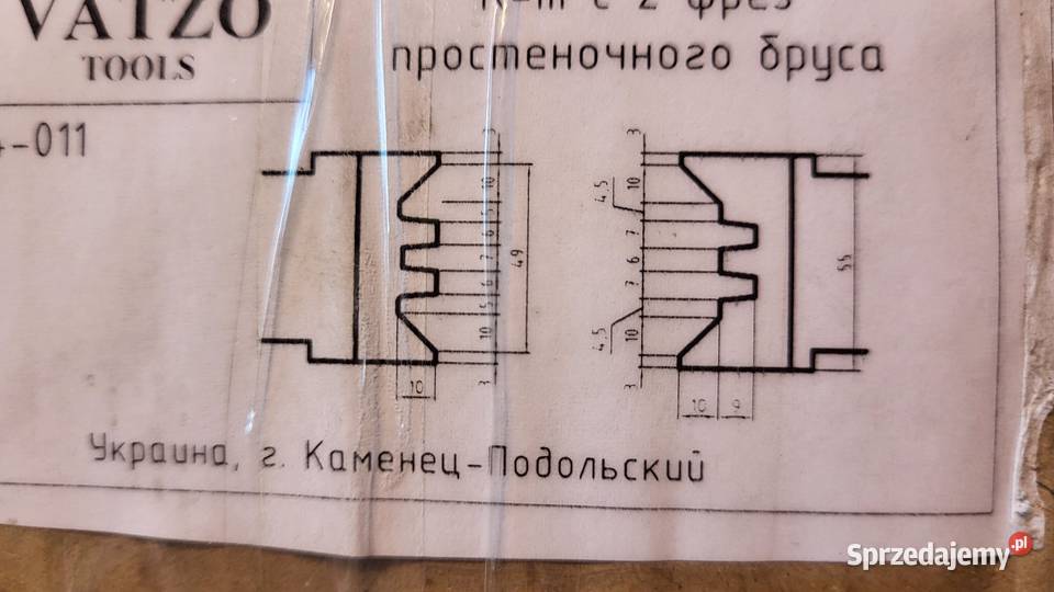 Frezy do ścianki sauny deski konstrukcyjnej Frezy