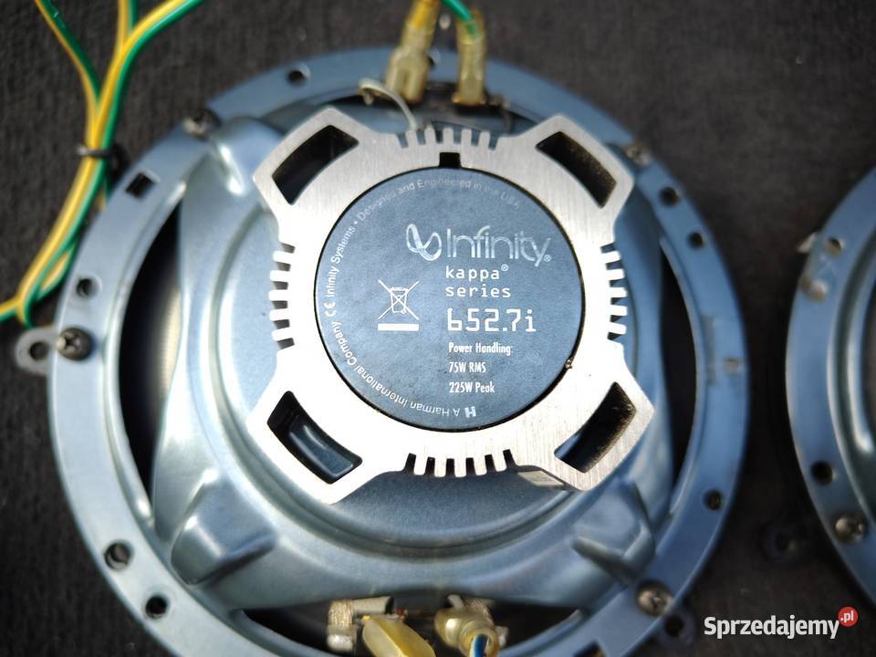Głośniki 2drożne Infinity KAPPA 6527i łódzkie Aleksandrów Łódzki