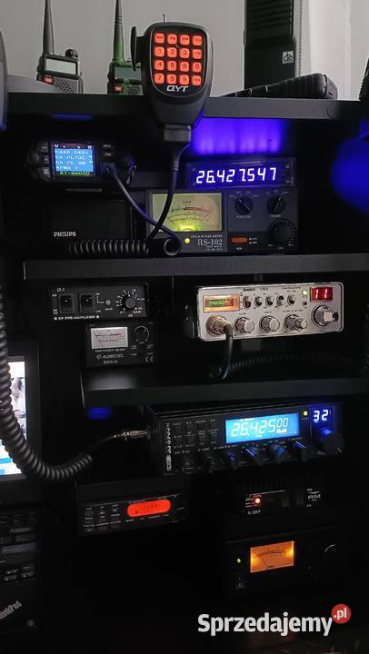 CB radio Uniden PC68XL + Densei EC2002 - Tuning 40W Otwock