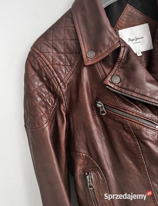 Ramoneska Pepe Jeans Alba M kurtka skórzana Rozmiar 38(M) Wyszków