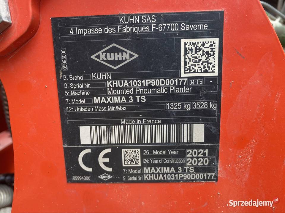 Siewnik Kuhn maxima 3ts Szulborze Wielkie sprzedam