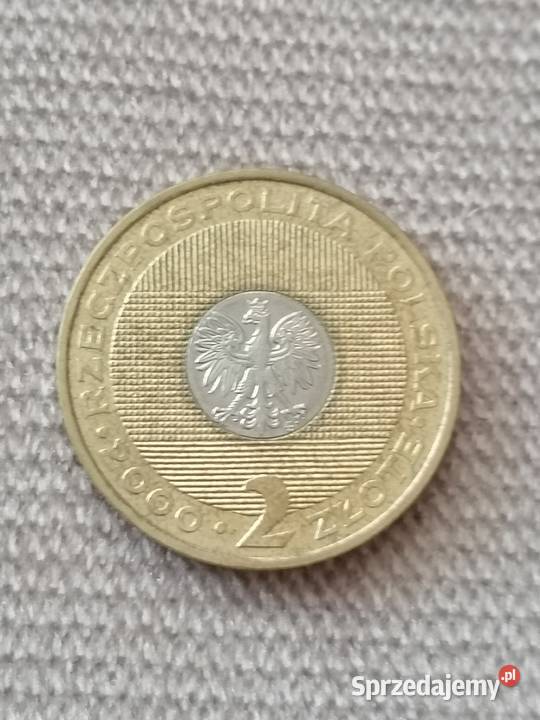 moneta 2 okolicznościowa 2000 Lat 2000 Wrocław