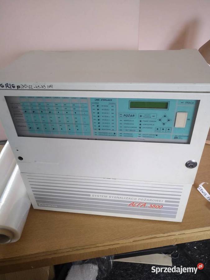 Centrala Pożarowa SAP ALFA 3800 Kutno sprzedam