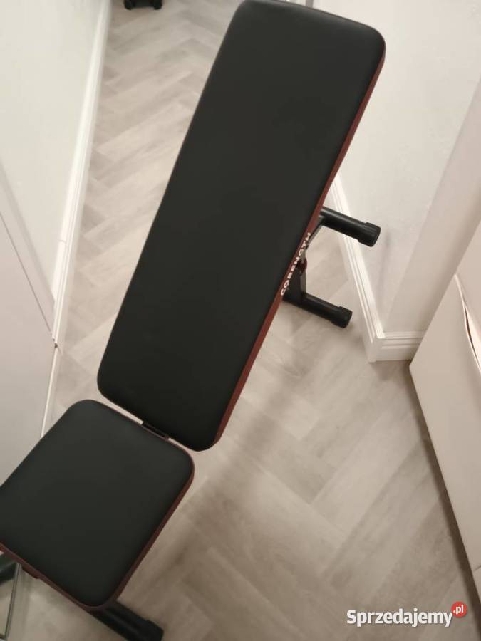 Ławeczka regulowana i hantle 2x 20 Sprzęt do ćwiczeń