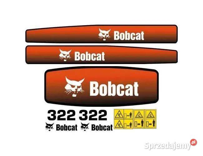 Naklejki oklejenie BOBCAT 322 Zamiennik mazowieckie Janików