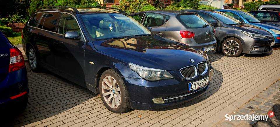 BMW 525 30D dociagi panorama el klapa 2009r ASR (kontrola trakcji) Wrocław