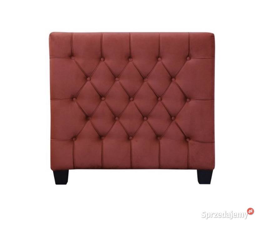 Piękny fotel pikowany velvet proste Fotele i pufy Kosakowo