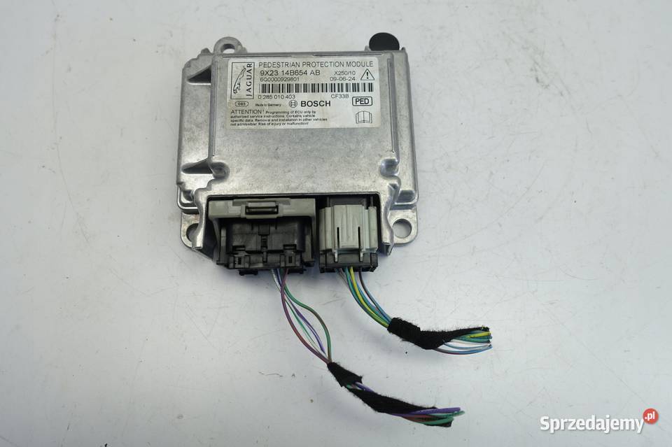 Jaguar XF SENSOR PODUSZEK POWIETRZNYCH airbag Pozostałe Rudka