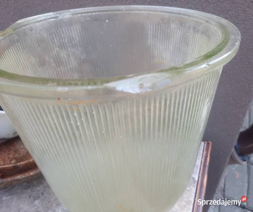 Stara duża lampa loft oborowa gospodarcza Tczew