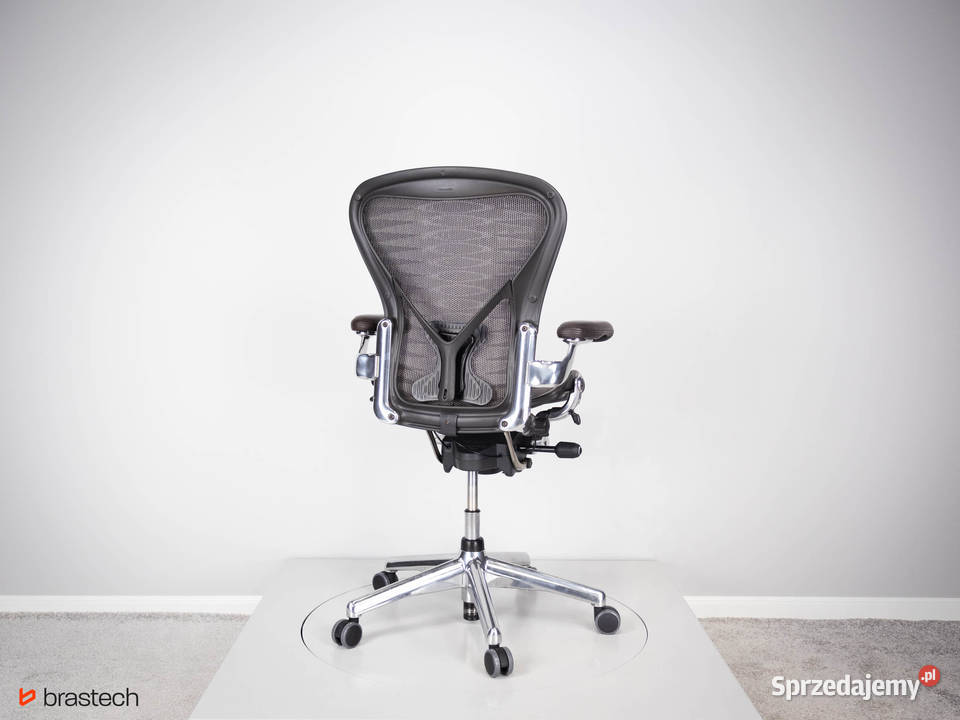 Fotel biurowy Herman Miller Aeron Classic B Fotele i krzesła obrotowe pomorskie Sątoczno
