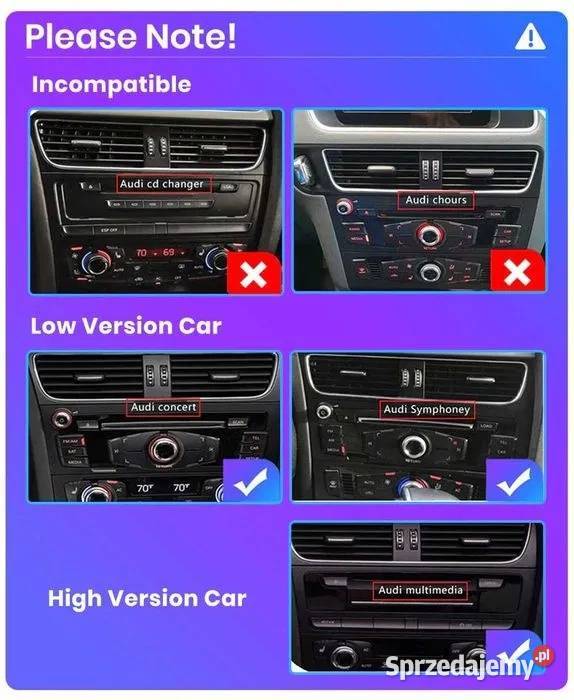 Radio Android Audi a5 a4 0916r wifi gps bluetooh sprzedam