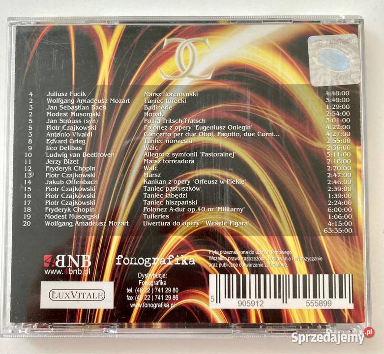 Cocktail Classiqe Danse muzyka klasyczna CD Pruszków sprzedam