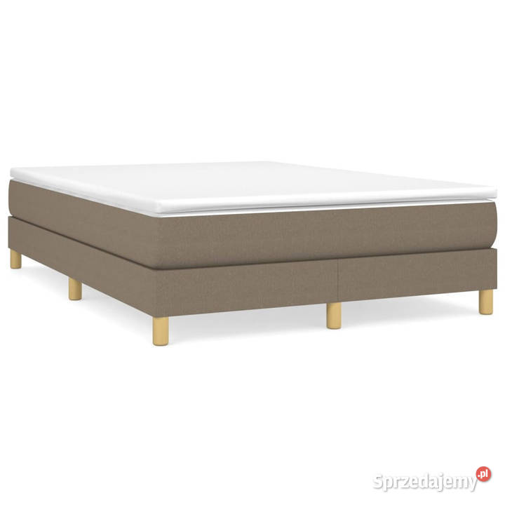 Rama łóżka bez materaca taupe obita tkaniną 203cm Warszawa sprzedam