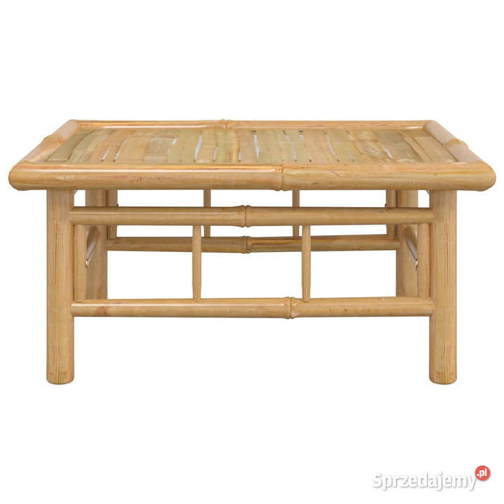 Stolik ogrodowy 65x55x30 bambusowy WM362304 Krzesła ogrodowe Warszawa