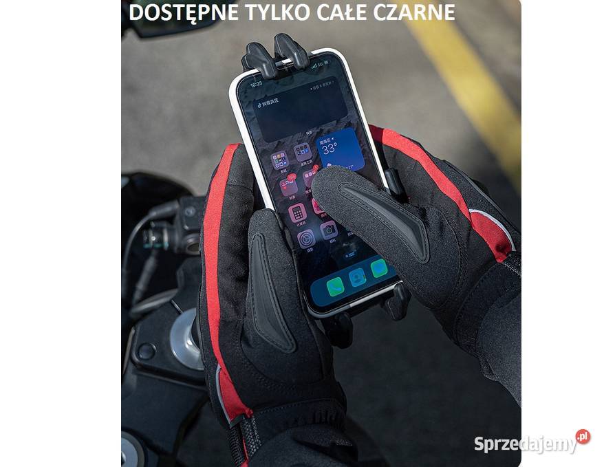 Rękawice zimowe motocyklowe wodoodporne CROSS XL