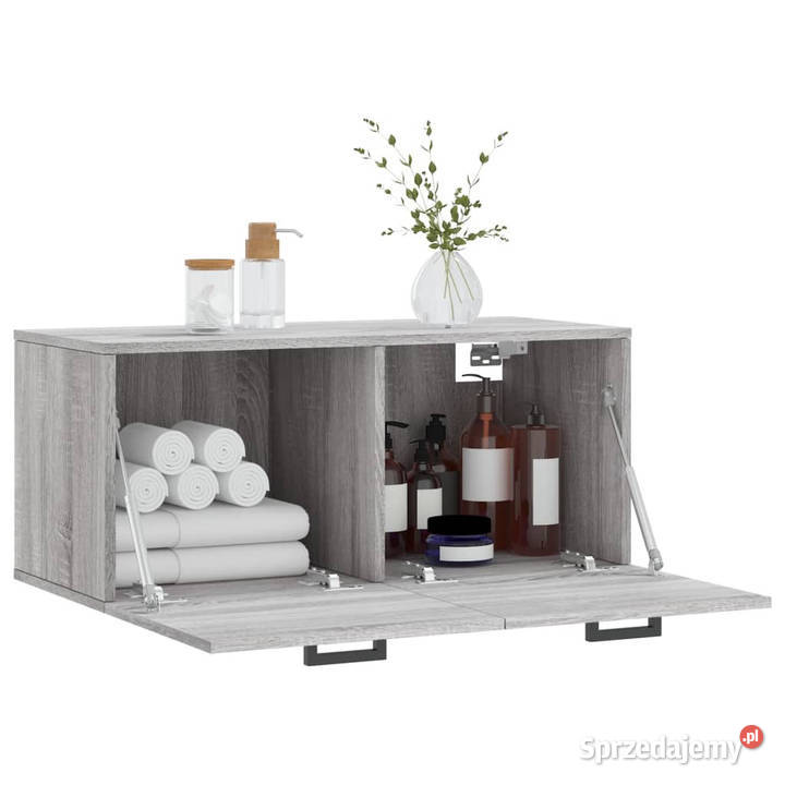 Szafka wisząca szary dąb sonoma 80x365x35 Warszawa sprzedam