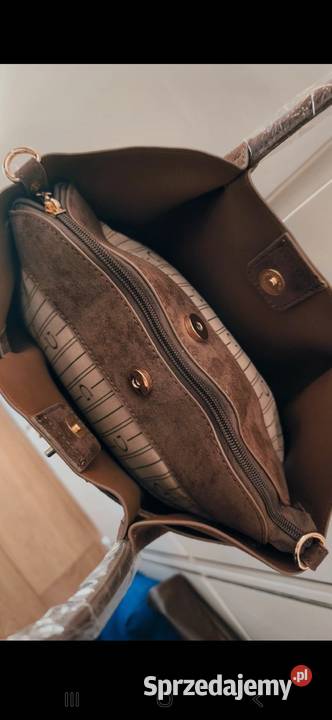 Okazja Torebka damska czekoladowa 34cm dolnośląskie sprzedam