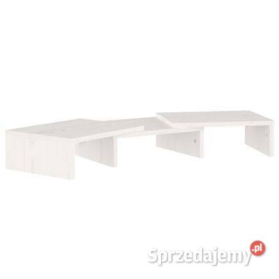 vidaXL Podstawka na monitor biała 60x24x105 lite Warszawa