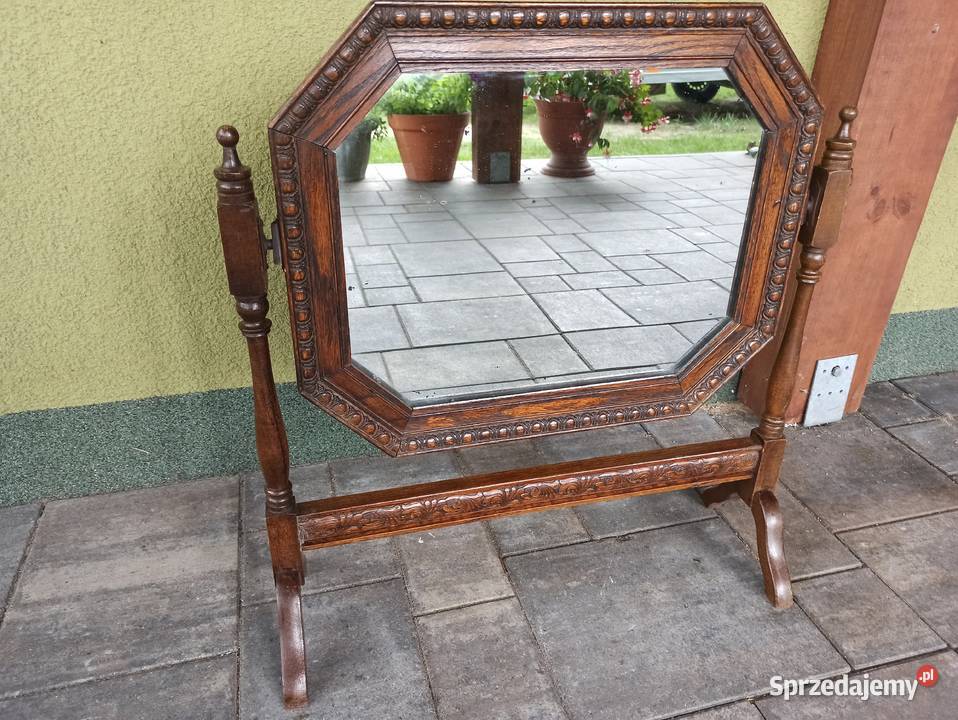 Zabytkowe lustro toaletowe lata 20 te Budzyń sprzedam