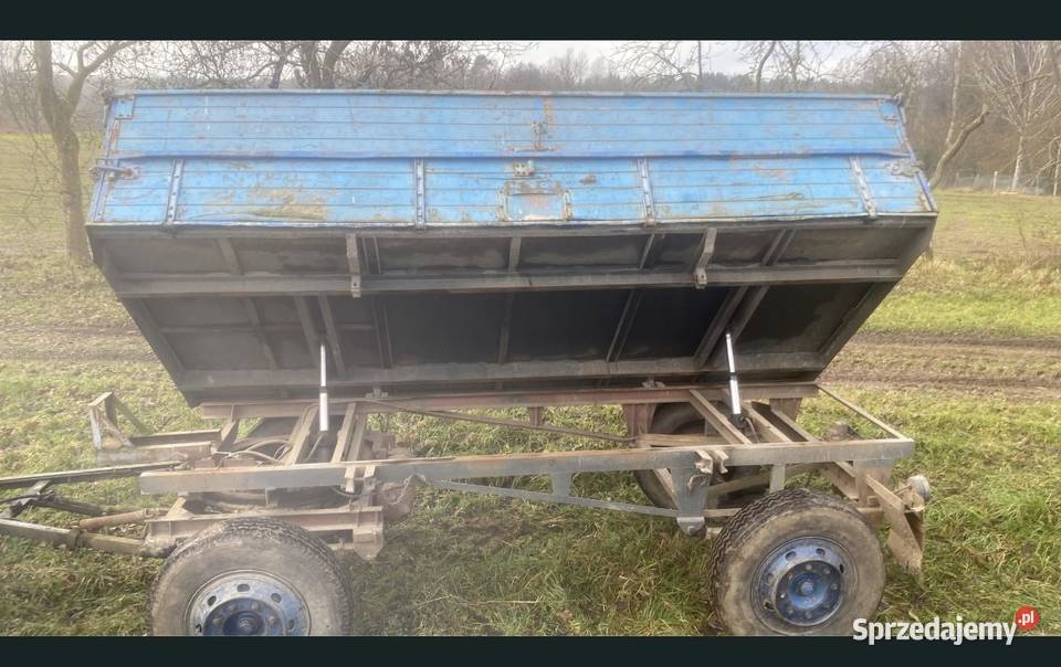 Przyczepa wywrotka zarejestrowana nieuszkodzony zachodniopomorskie Ostrowice sprzedam