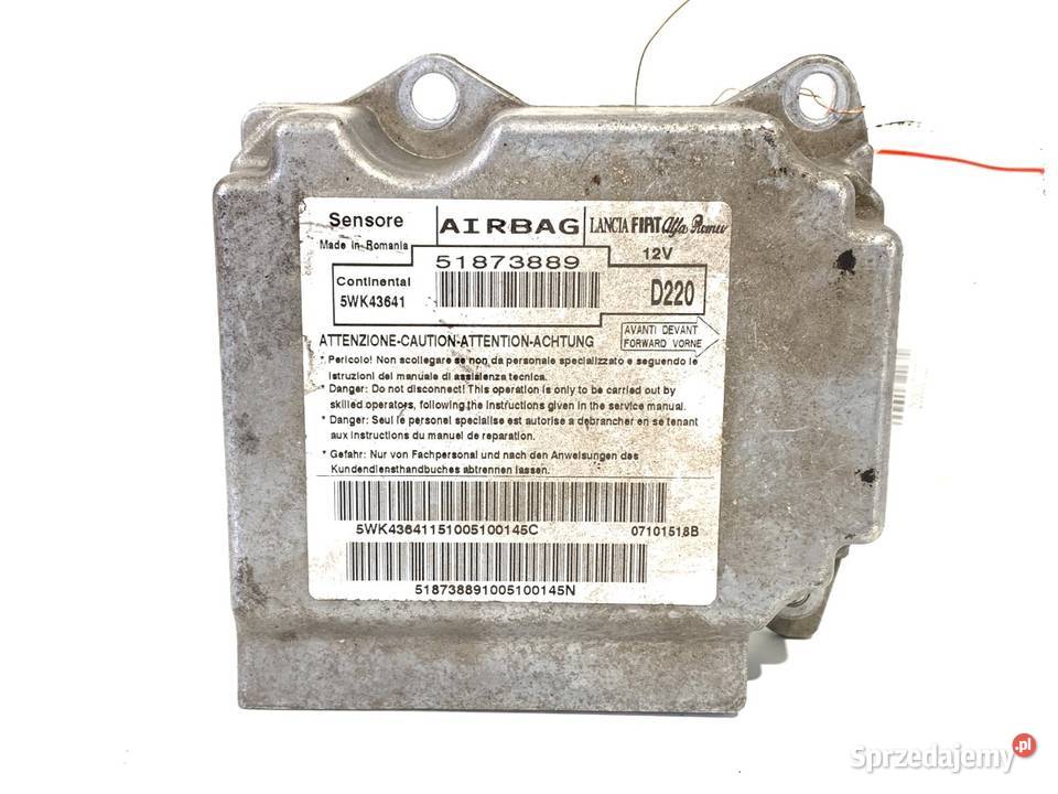 SENSOR AIRBAG FIAT BRAVO II 51873889 CZUJNIK podkarpackie