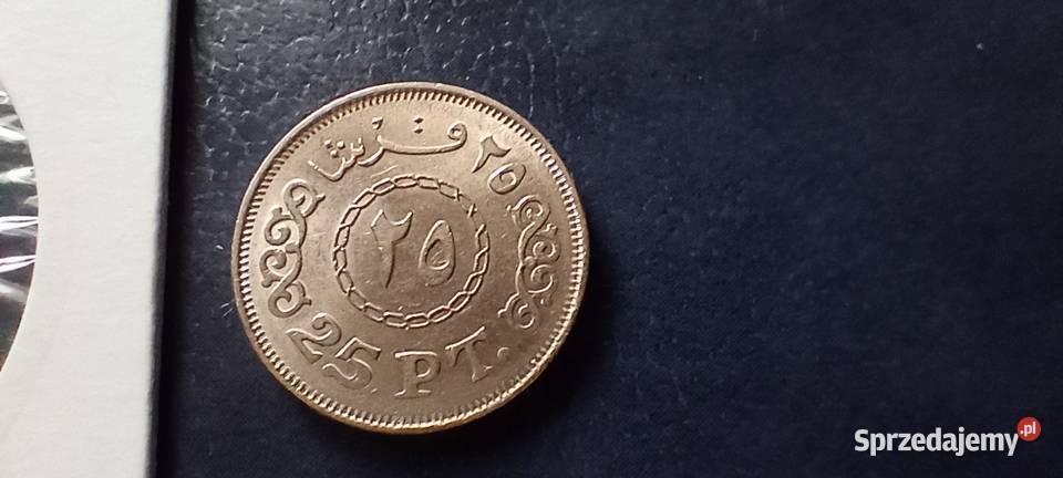 Stare monety 25 piastr 2012 Egipt