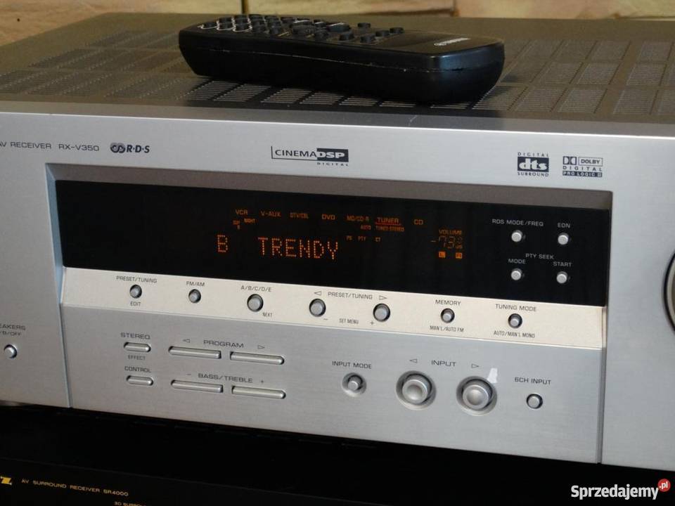 Amplituner Yamaha RXV350 RDS pilot sprawny Jasło