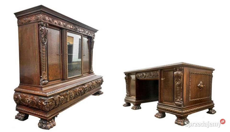 Przepiękny zestaw gabinetowy w stylu dolnośląskie Wrocław