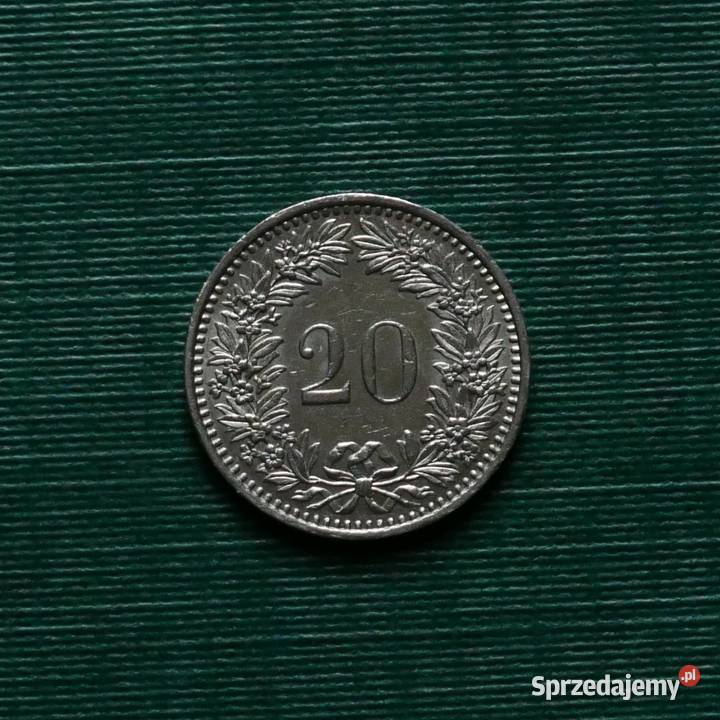 SZWAJCARIA 20 rappenów 1984r