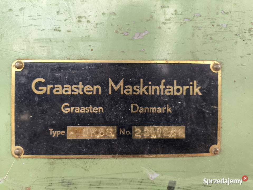 Strugarka wielostronna GRAASTEN MK6S duńska Zawonia
