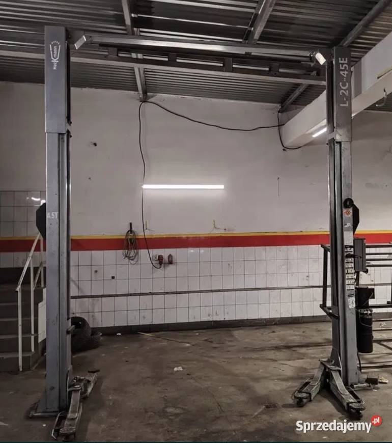 Podnośnik samochodowy dwukolumnowy HECKMANN 45T pomorskie Szemud