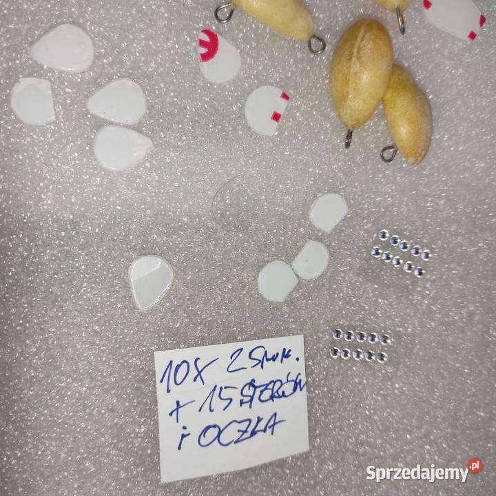 Korpusy woblerków dł 35 mm stery i oczka do nich Kłodzko sprzedam