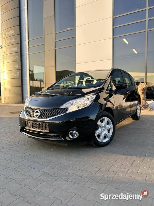 Śliczny Nissan Note Czarny Benzyna Super stan bluetooth Puławy