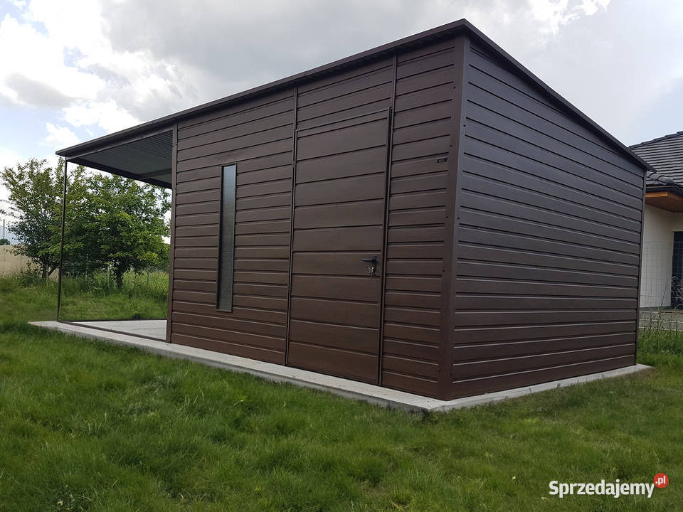 Domek ogrodowy 3636m wiatka 336 ciemny brąz podlaskie Suwałki