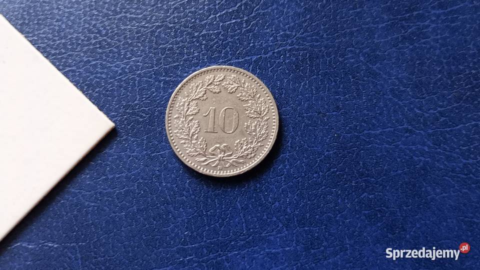 Stare monety 10 rappen 1992 Szwajcaria Numizmatyka Lesko