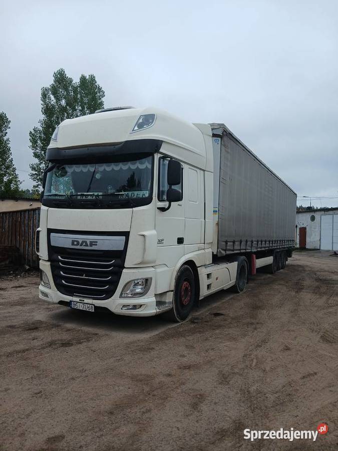 Daf scania naczepa krone