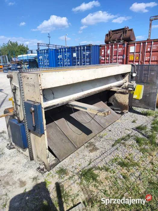 Gilotyna hydrauliczna do blachy nożyce świętokrzyskie sprzedam