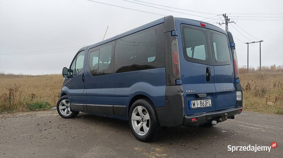 Opel Vivaro 25 CDTI 146 8osobowy aluminiowe felgi Olsztyn