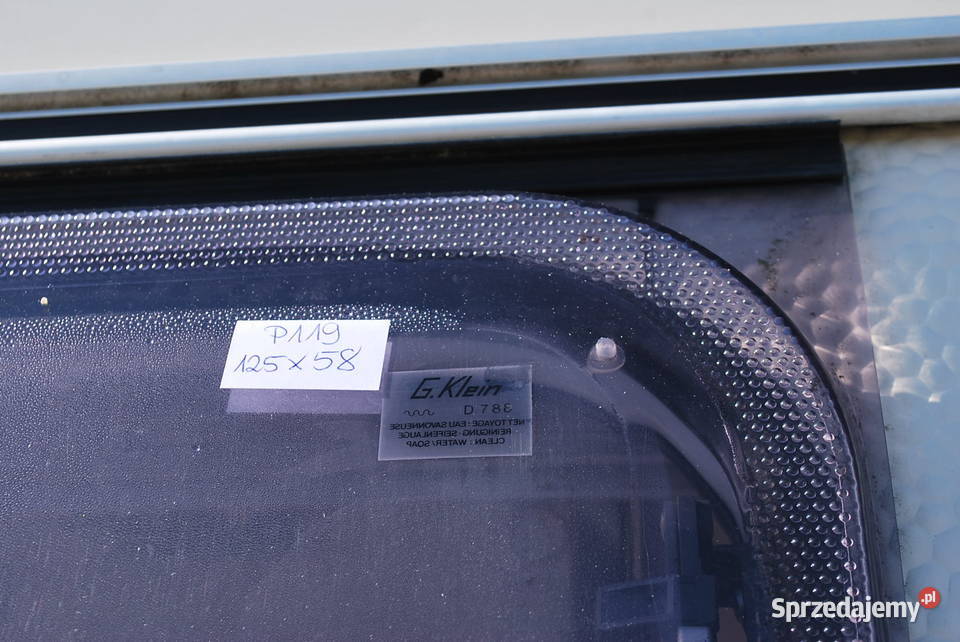 OKNOSZYBA BUERSTNER 125X58 DO PRZYCZEPYKAMPERA Grzebowilk sprzedam