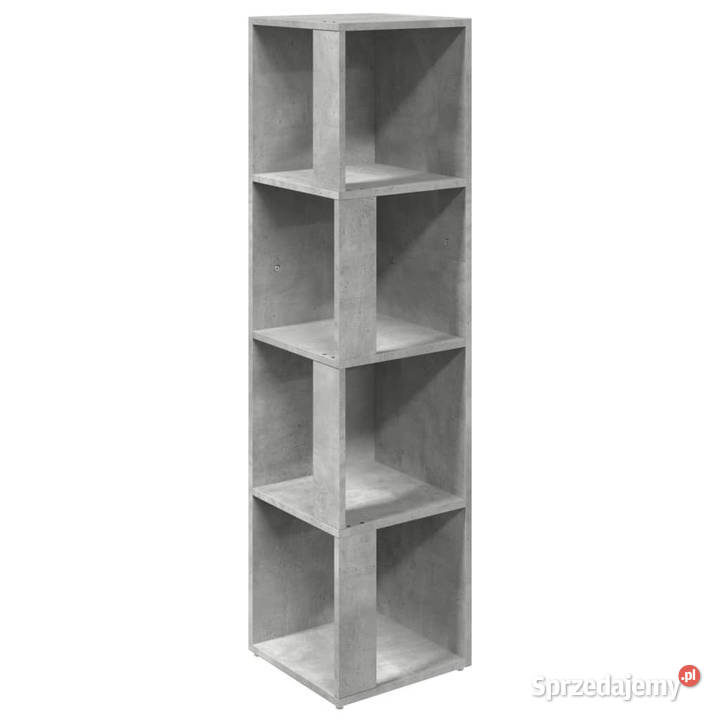 Szafka narożna szarość betonu 33x33x132 WM809039 Warszawa