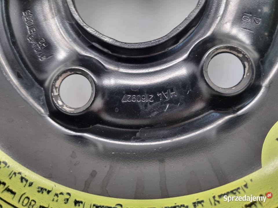 KOŁO DOJAZDOWE Audi Seat Vw Golf VI 12570 R16 Chełm
