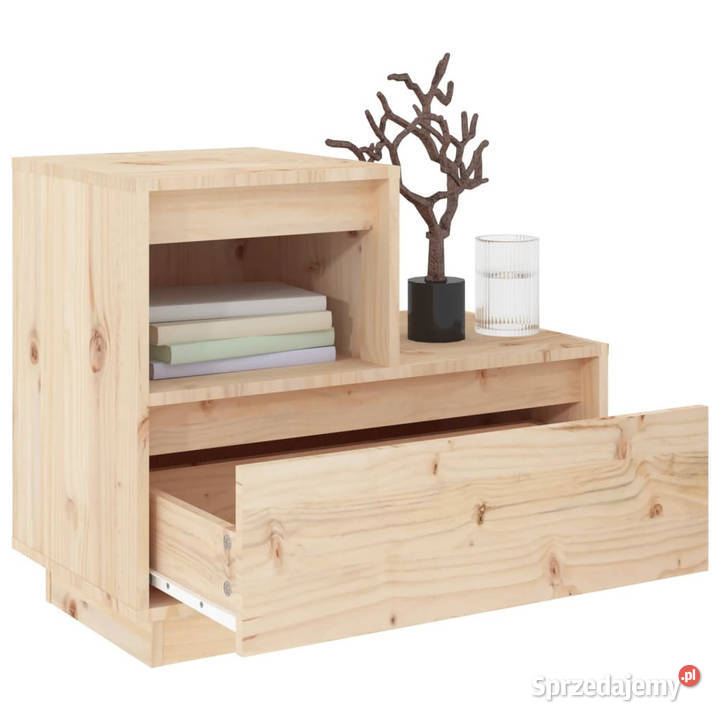 Szafka nocna 60x34x51 lite drewno sosnowe Warszawa