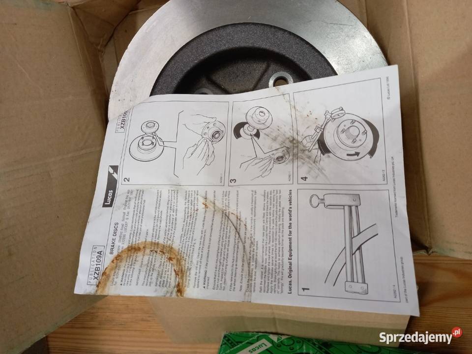 Prelude II AB AA BA2 12 V 16 V 1986 tarcze tył Wołczyn