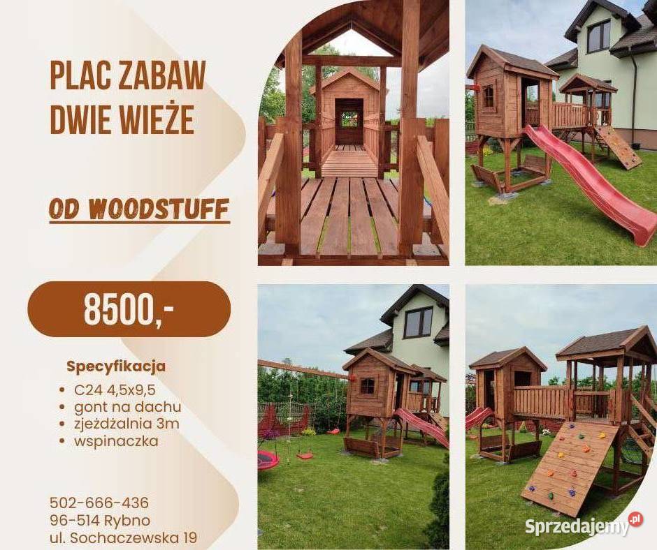 Plac zabaw dzieci zjeżdzalnia wspinaczka mazowieckie Warszawa sprzedam