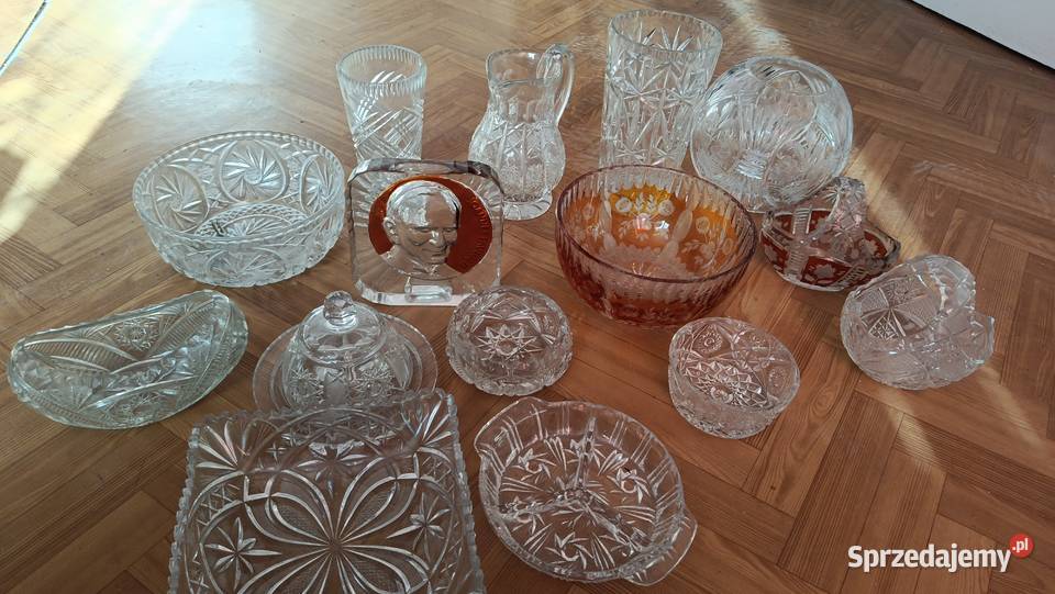 Sprzedam kryształy z PRL Porcelana i szkło śląskie
