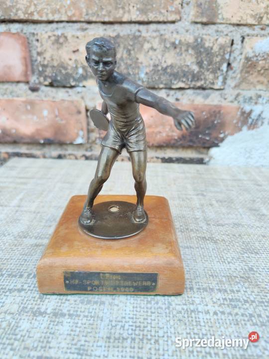 Statuetka sportowa Poznań 1940 unikatowa