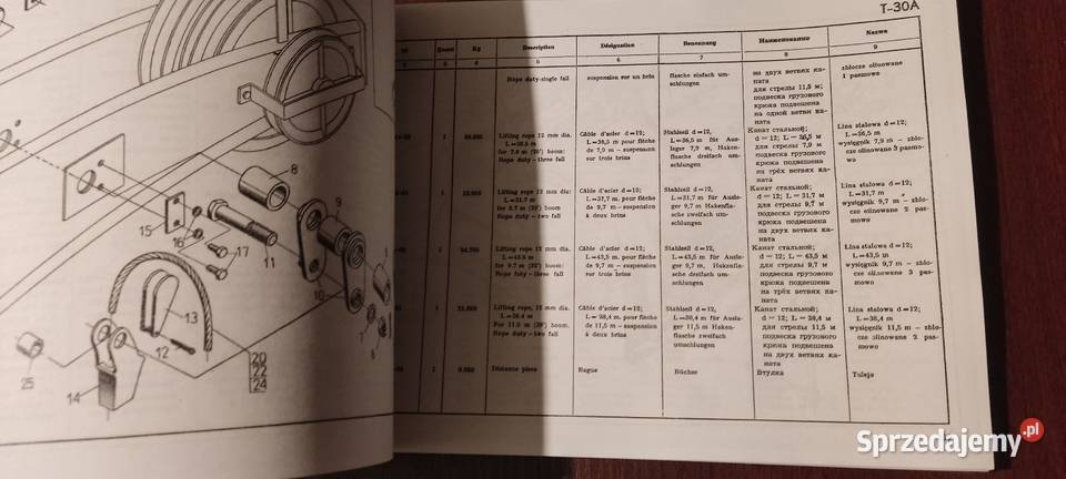 Waryński 251 katalog części Stalowa Wola